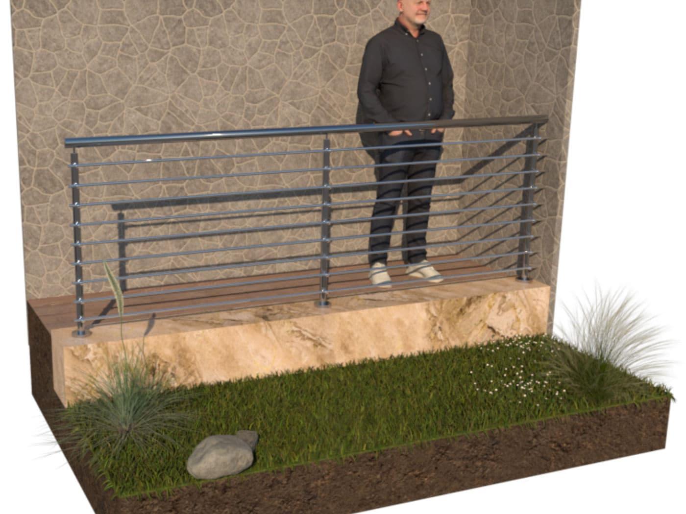 Stainless steel balustrade